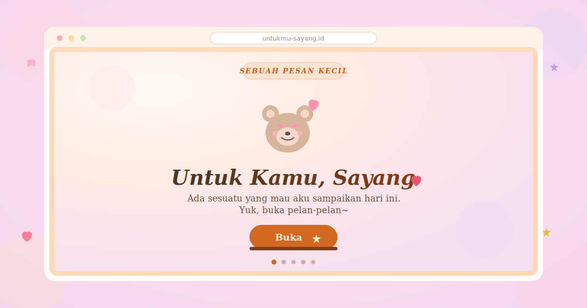 Teddy’s Love Message